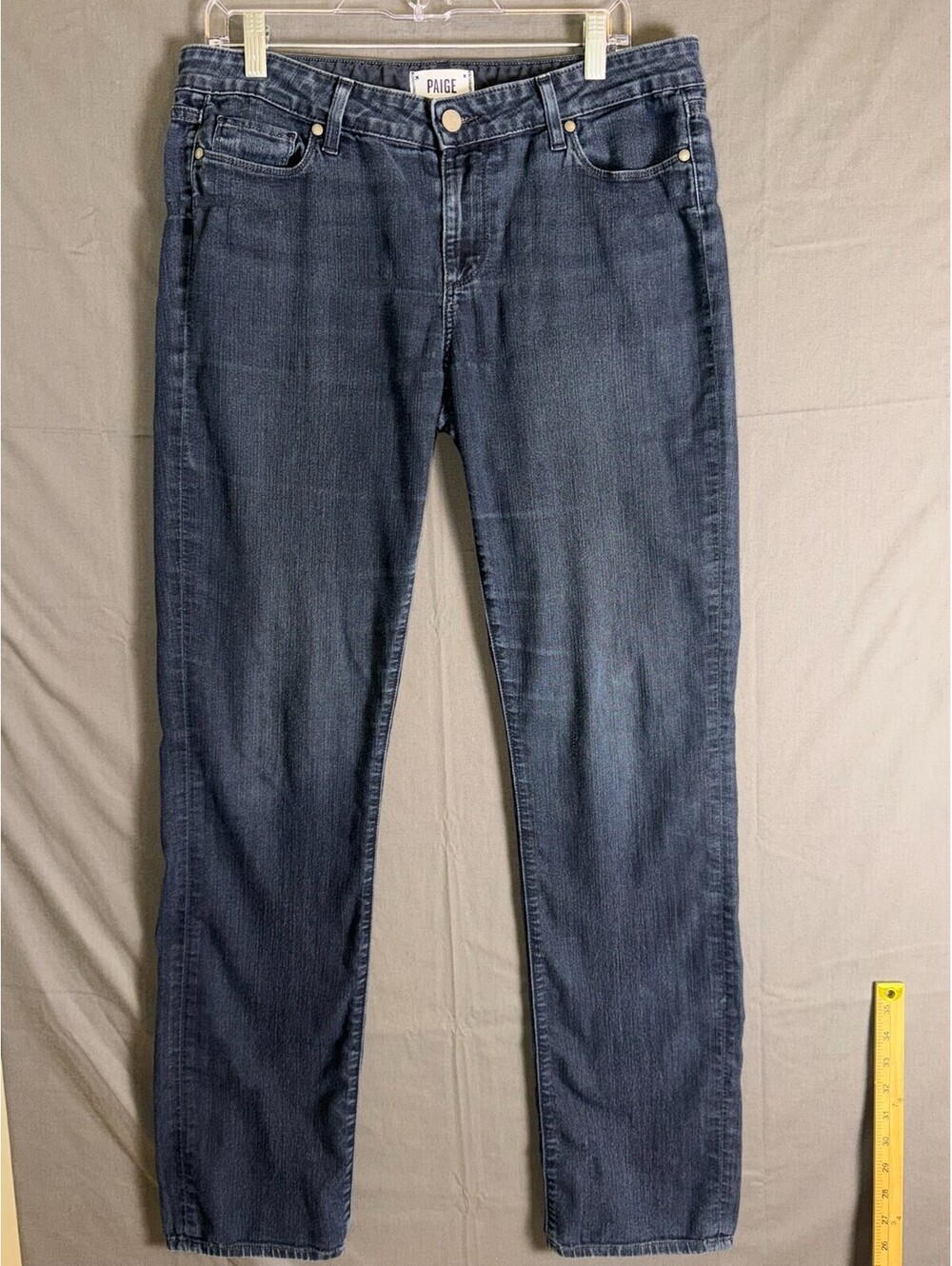 PAIGE Skyline Straight Jeans Men’s 32 Dark Wash USA Made